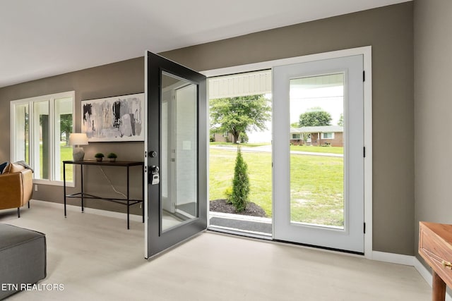 588 Meadowbrook Dr, Mcminnville, TN 37110 - doorway to outside with baseboards