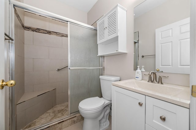 1324 Mockingbird Ln, Murfreesboro, TN 37130 - bathroom featuring vanity, a tile shower, and tile patterned floors
