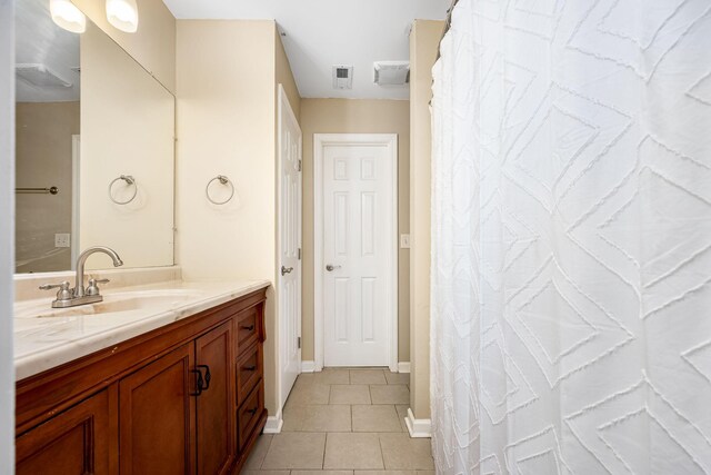 55 Parker Pt, Beechgrove, TN 37018 - full bath with tile patterned floors and vanity