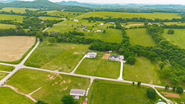 1446 Littleton Ranch Rd, Castalian Springs, TN 37031 - aerial view of sparsely populated area with agricultural land