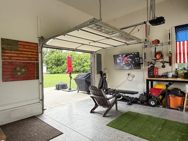 1782 Honey Ln, Estill Springs, TN 37330 - garage with a garage door opener