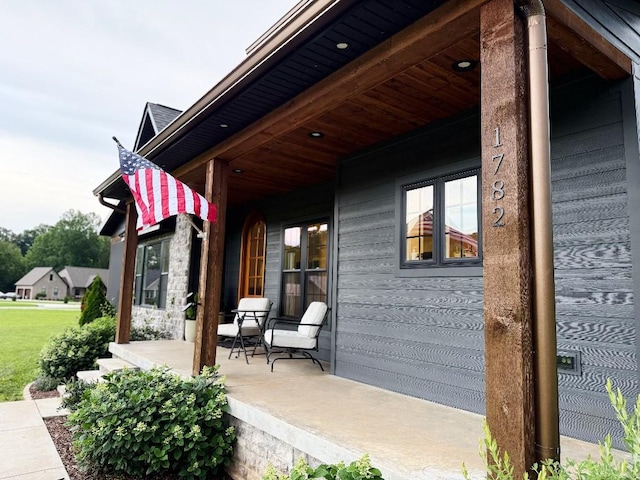 1782 Honey Ln, Estill Springs, TN 37330 - view of covered porch