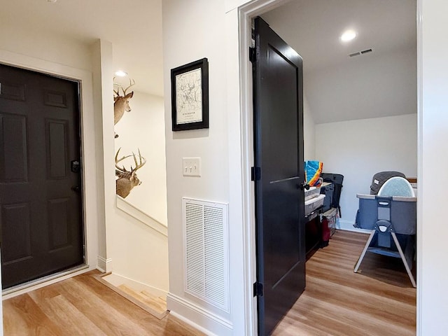 1782 Honey Ln, Estill Springs, TN 37330 - hall featuring light wood finished floors