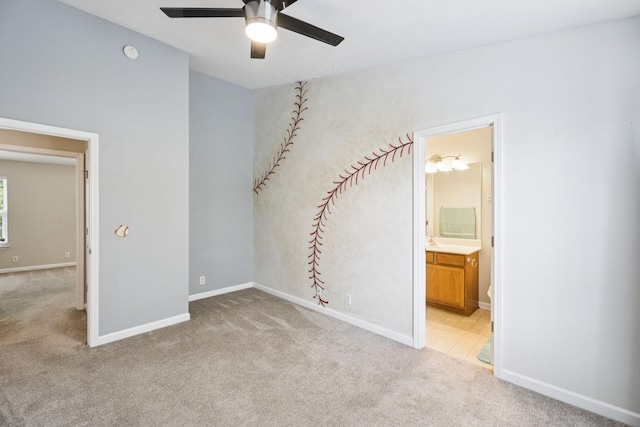 3138 Prater Ct, Murfreesboro, TN 37128 - unfurnished room with light carpet, ceiling fan, and a smoke detector