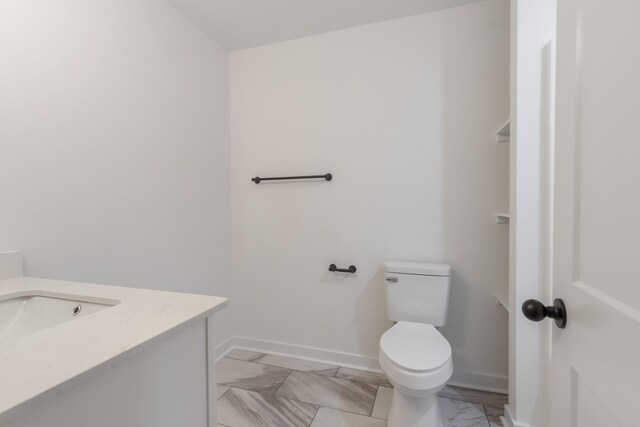 2210 Garners Creek Rd, Dickson, TN 37055 - bathroom with marble finish floors and vanity