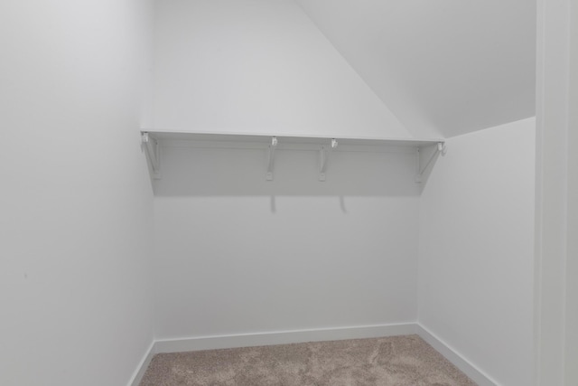 2210 Garners Creek Rd, Dickson, TN 37055 - walk in closet with carpet and vaulted ceiling