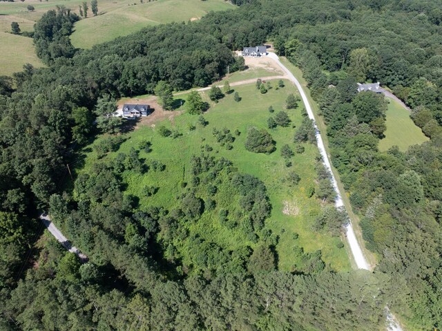 2210 Garners Creek Rd, Dickson, TN 37055 - aerial overview of property's location featuring a heavily wooded area