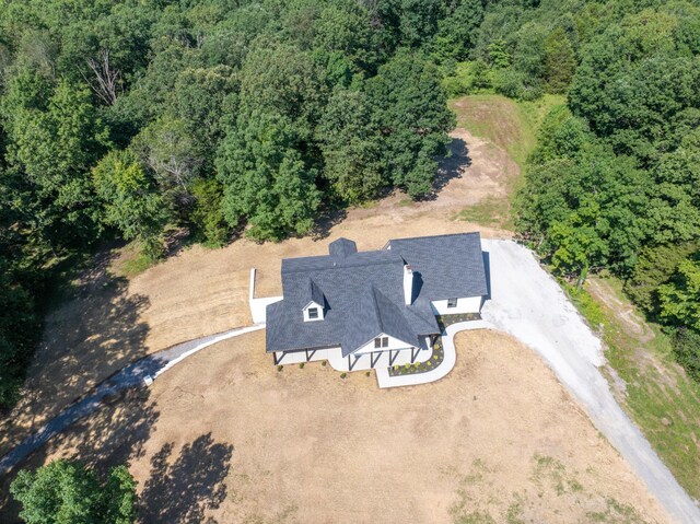 2210 Garners Creek Rd, Dickson, TN 37055 - view from above of property with a forest