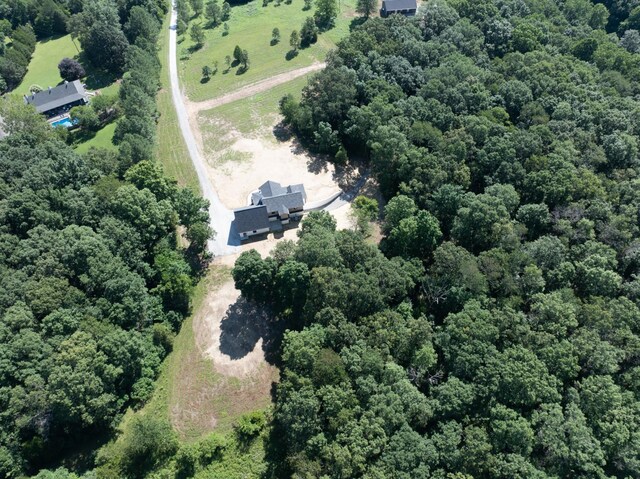 2210 Garners Creek Rd, Dickson, TN 37055 - aerial overview of property's location with a heavily wooded area