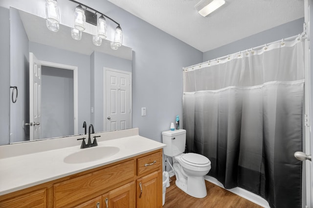 7 Summerfield Dr, Fayetteville, TN 37334 - bathroom with wood finished floors, vanity, and a shower with curtain