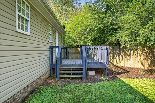 7 Summerfield Dr, Fayetteville, TN 37334 - view of yard featuring a wooden deck