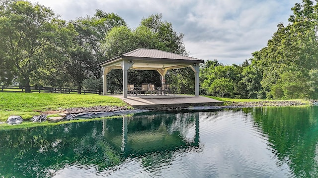 4623 Lebanon Rd, Murfreesboro, TN 37129 - dock with a gazebo and a water view