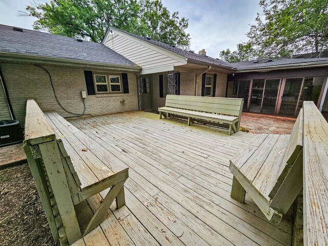 4623 Lebanon Rd, Murfreesboro, TN 37129 - wooden terrace featuring a sunroom