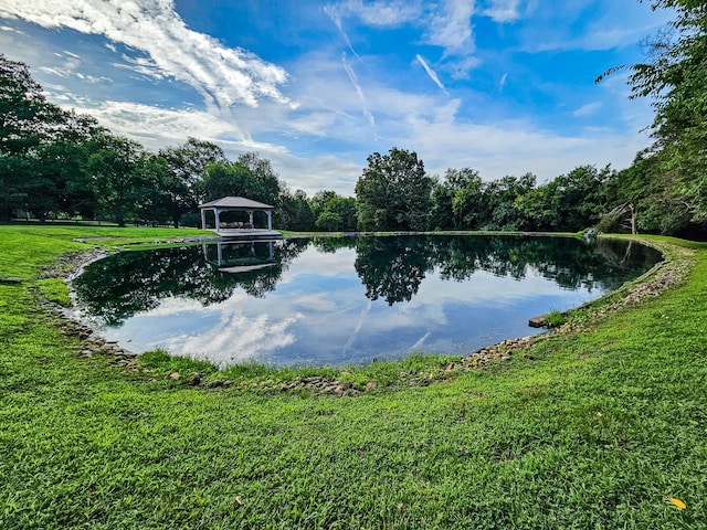 4623 Lebanon Rd, Murfreesboro, TN 37129 - water view featuring a gazebo
