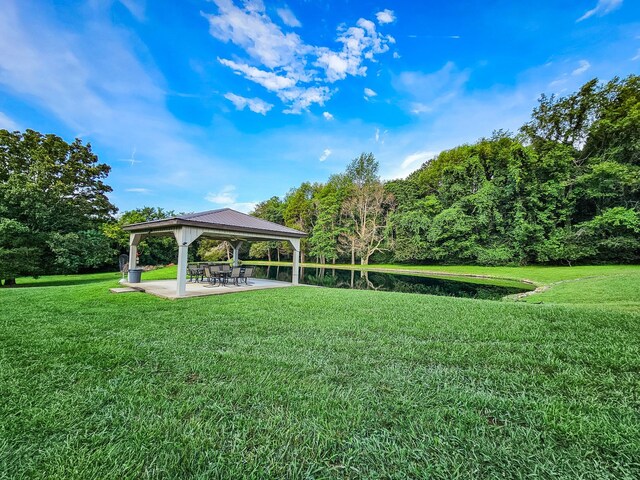 4623 Lebanon Rd, Murfreesboro, TN 37129 - view of home's community with a gazebo, a yard, and a water view