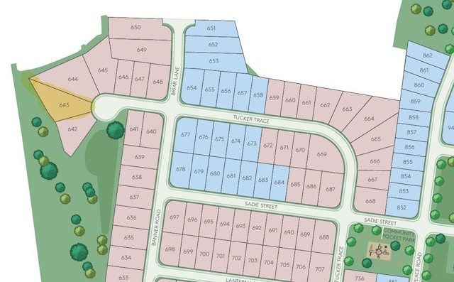 3397 Tucker Trce, Columbia, TN 38401 - parcel map