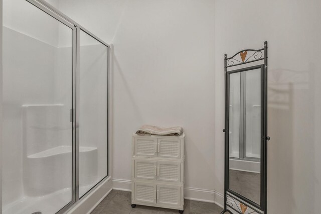 2326 Laurelstone Dr, Murfreesboro, TN 37130 - bathroom with a stall shower and tile patterned flooring