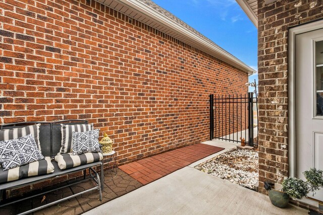 2326 Laurelstone Dr, Murfreesboro, TN 37130 - view of patio / terrace with a gate