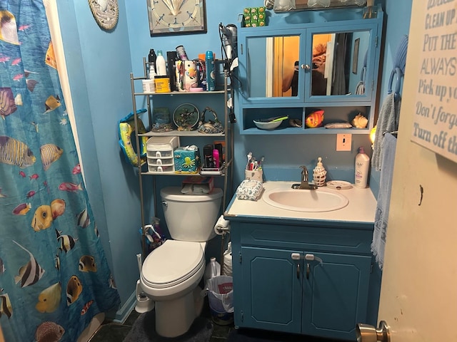 217 Millcreek Dr, Loretto, TN 38469 - full bath with vanity and a shower with shower curtain
