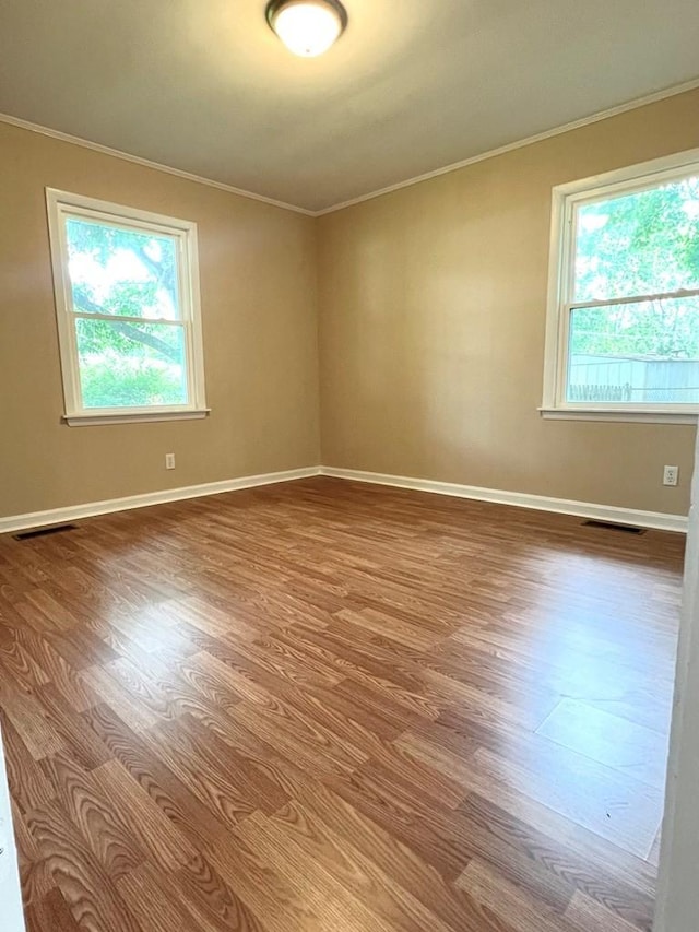 210 Roney Dr, Hopkinsville, KY 42240 - spare room featuring wood finished floors and crown molding