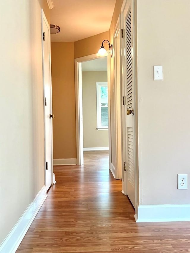 210 Roney Dr, Hopkinsville, KY 42240 - hall featuring wood finished floors and baseboards
