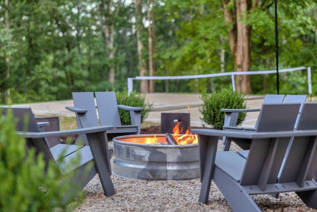 8014 Shoals Branch Rd, Primm Springs, TN 38476 - exterior view of an outdoor fire pit
