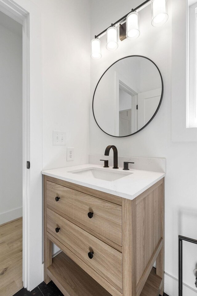 1905 Highland Ave, Columbia, TN 38401 - bathroom with vanity and baseboards