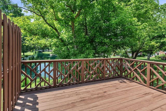 231 Green Harbor Rd Unit 59, Old Hickory, TN 37138 - wooden deck featuring a water view