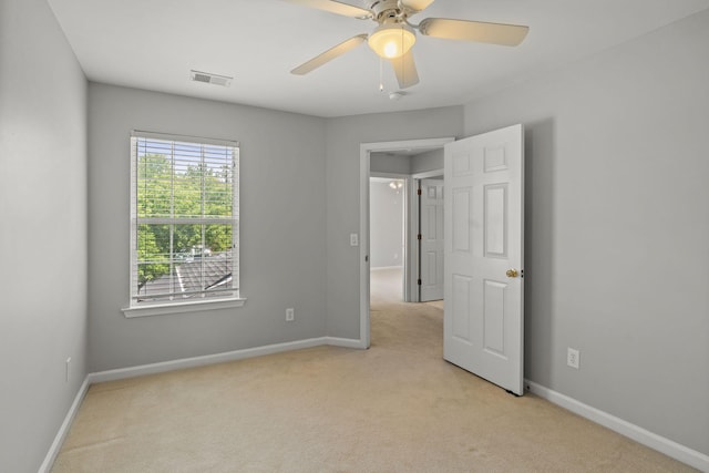 231 Green Harbor Rd Unit 59, Old Hickory, TN 37138 - unfurnished bedroom with light carpet and a ceiling fan