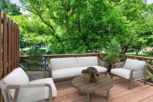 231 Green Harbor Rd Unit 59, Old Hickory, TN 37138 - deck with an outdoor living space