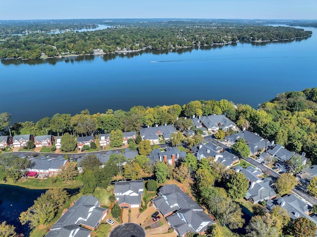 231 Green Harbor Rd Unit 59, Old Hickory, TN 37138 - aerial view of property and surrounding area with nearby suburban area and a large body of water