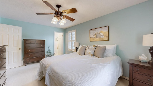 1335 Chippendale Cir, Columbia, TN 38401 - bedroom featuring light colored carpet and a ceiling fan