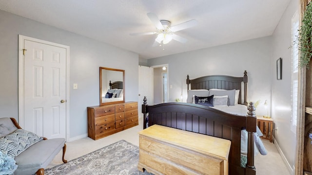 1335 Chippendale Cir, Columbia, TN 38401 - carpeted bedroom with baseboards and ceiling fan