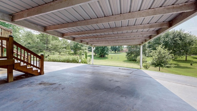 1335 Chippendale Cir, Columbia, TN 38401 - view of patio with stairway