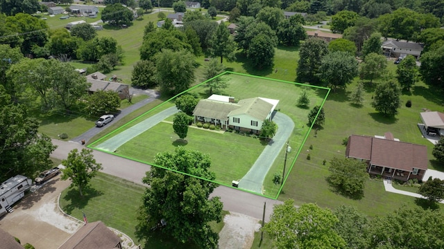 1335 Chippendale Cir, Columbia, TN 38401 - aerial view of property's location with property parcel outlined