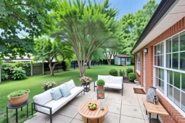 2910 Churchill Ln, Thompsons Station, TN 37179 - view of patio featuring outdoor lounge area