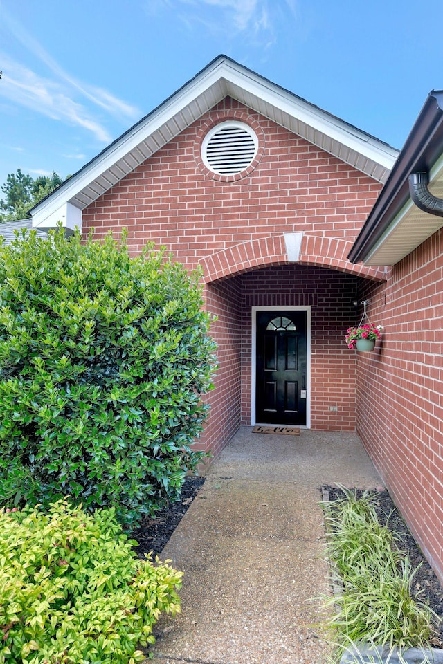 2910 Churchill Ln, Thompsons Station, TN 37179 - view of exterior entry featuring brick siding