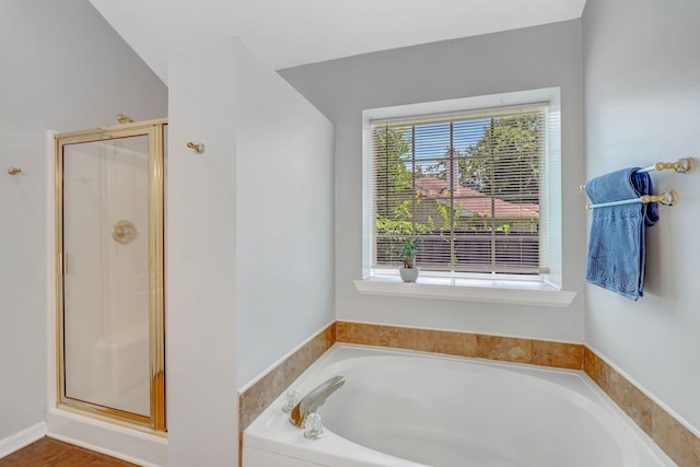 2910 Churchill Ln, Thompsons Station, TN 37179 - full bath with a shower stall and a garden tub