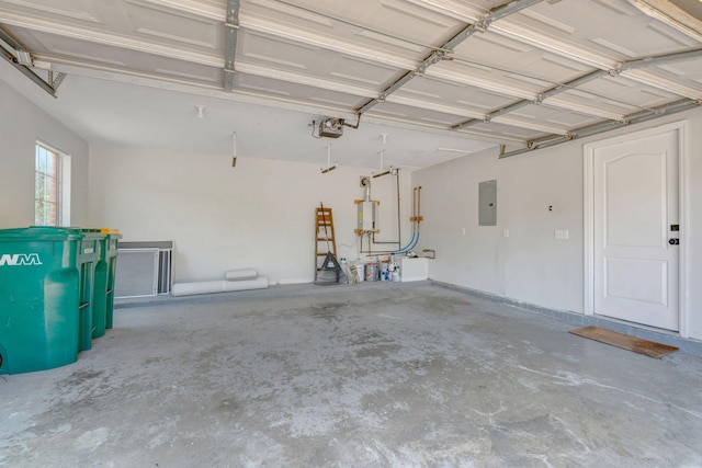 2910 Churchill Ln, Thompsons Station, TN 37179 - garage with electric panel and a garage door opener