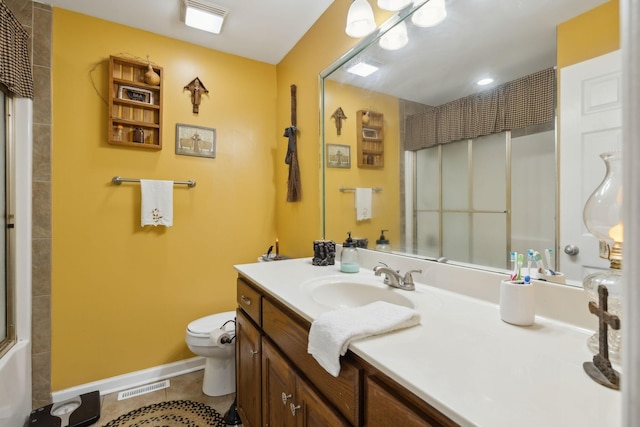 1550 Beech Bottom Rd, Watertown, TN 37184 - full bath with vanity, tile patterned floors, and a shower