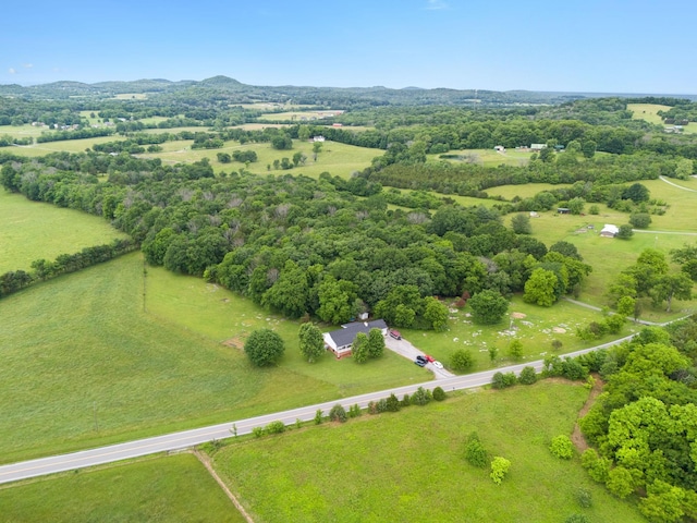 1550 Beech Bottom Rd, Watertown, TN 37184 - aerial view of sparsely populated area with a mountainous background
