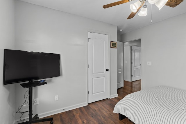 1620 Baucom Dr, Columbia, TN 38401 - bedroom featuring wood finished floors and a ceiling fan