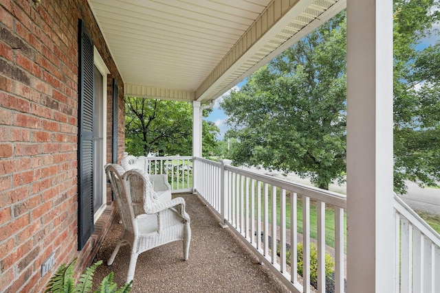 217 Fox Hunt Ln, Lebanon, TN 37087 - view of covered porch