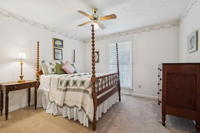 217 Fox Hunt Ln, Lebanon, TN 37087 - bedroom with light carpet and a ceiling fan