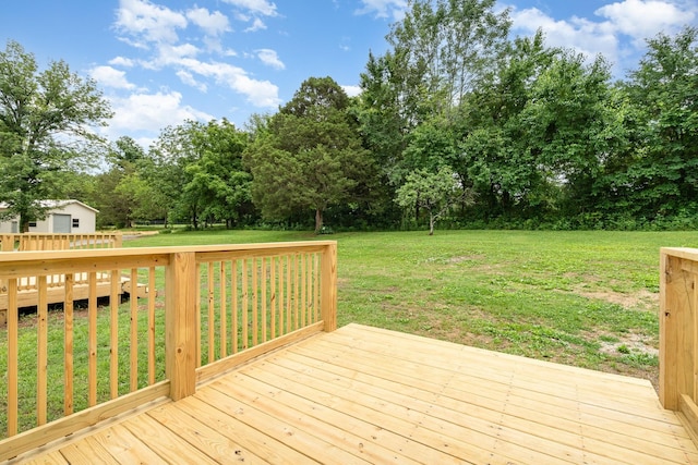 1026 Carthage Hwy, Lebanon, TN 37087 - deck with a lawn and view of scattered trees
