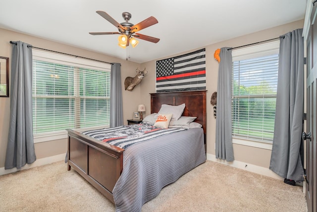 398 Beasleys Bend Rd, Lebanon, TN 37087 - carpeted bedroom with multiple windows and a ceiling fan