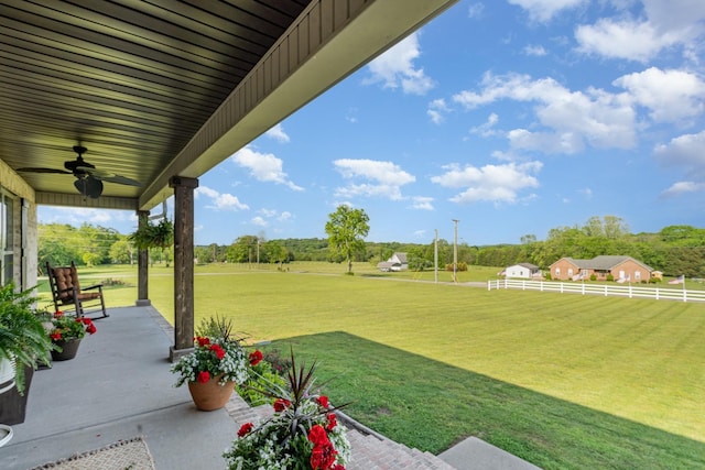 398 Beasleys Bend Rd, Lebanon, TN 37087 - view of yard with ceiling fan