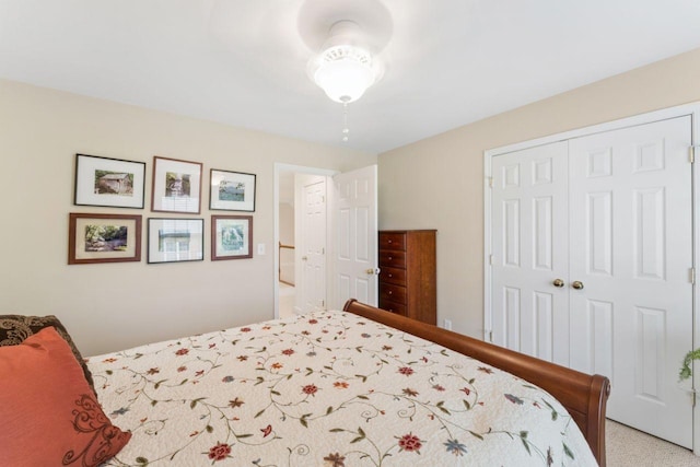 7125 Locksley Ln, Fairview, TN 37062 - bedroom featuring a closet and light carpet