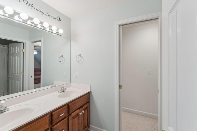 7125 Locksley Ln, Fairview, TN 37062 - full bathroom featuring double vanity and ensuite bath