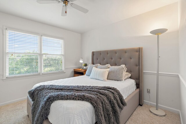 513 Foxcroft Cir, Franklin, TN 37067 - bedroom featuring light colored carpet and ceiling fan